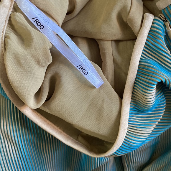 iROO MODERATO Shiny Flowy Disco Wide Pants Euro 38 S - Picture 8 of 8